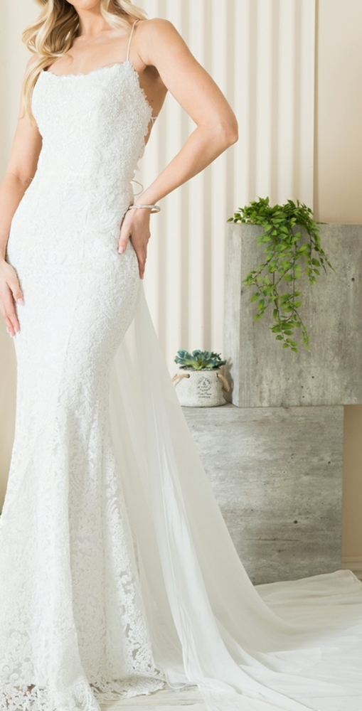 New evening gown wedding dress